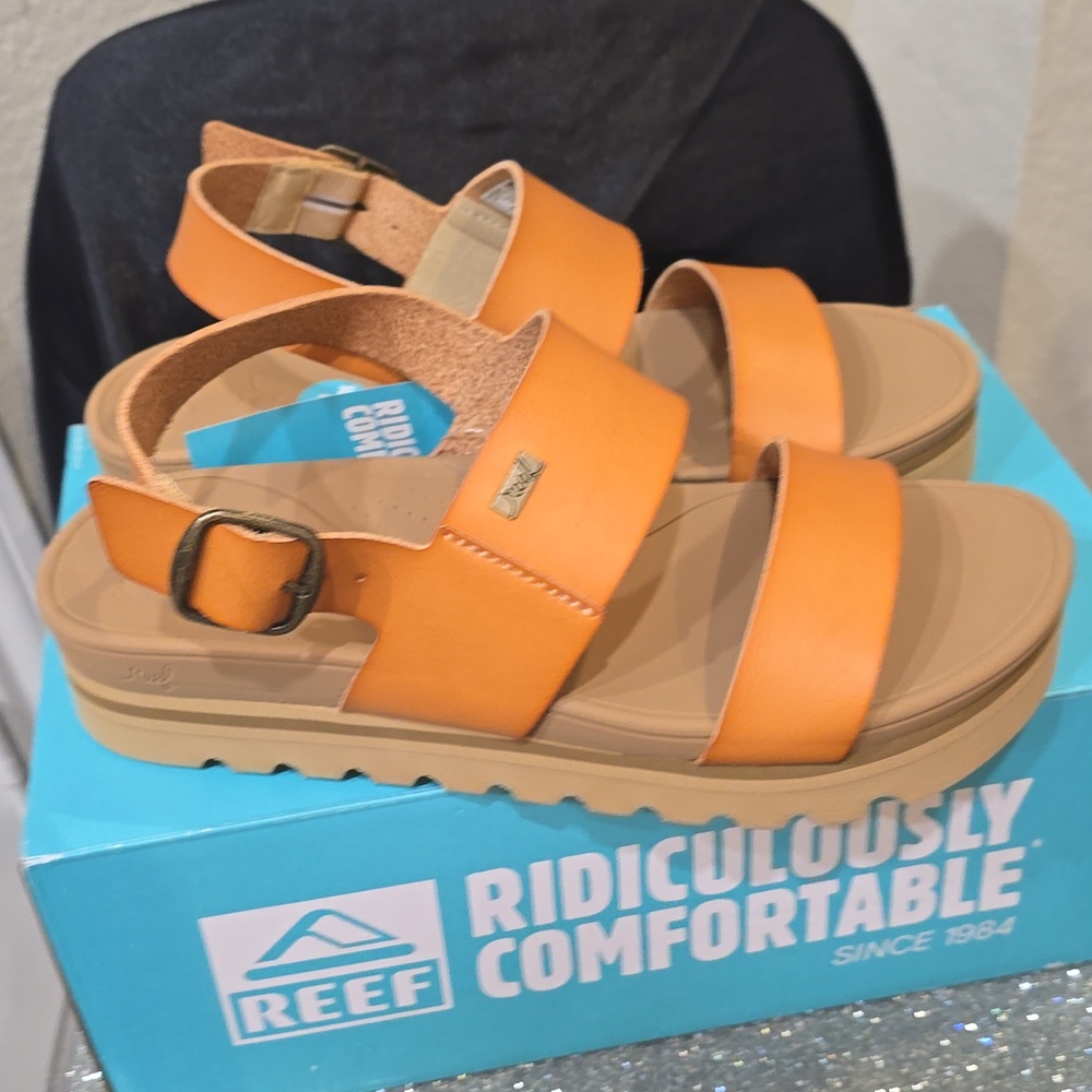 Reef Horizon Hi Buckle Sandal- Natural - Picture 10 of 11